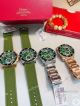 New! Replica Cartier Calibre de Stainless Steel Green Bezel Watch (7)_th.jpg